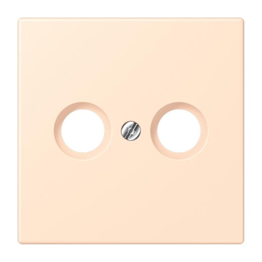 Jung Abdeckung für Antennendosen, Thermoplast lackiert, Serie LS, terre sienne pâle LC990TV238