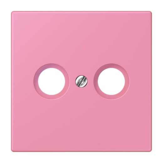Jung Abdeckung für Antennendosen, Thermoplast lackiert, Serie LS, rose vif LC990TV246