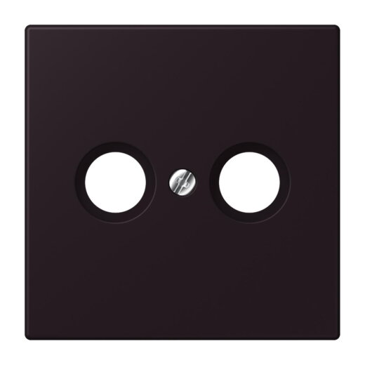 Jung Abdeckung für Antennendosen, Thermoplast lackiert, Serie LS, noir divoire LC990TV248