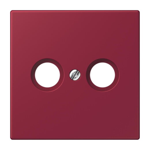 Jung Abdeckung für Antennendosen, Thermoplast lackiert, Serie LS, le rubis LC990TV255