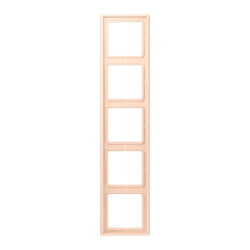 Jung Rahmen, 5-fach, LE CORBUSIER, rose pâle LC985228