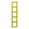 Jung Rahmen, 5-fach, LE CORBUSIER, vert olive vif LC985249