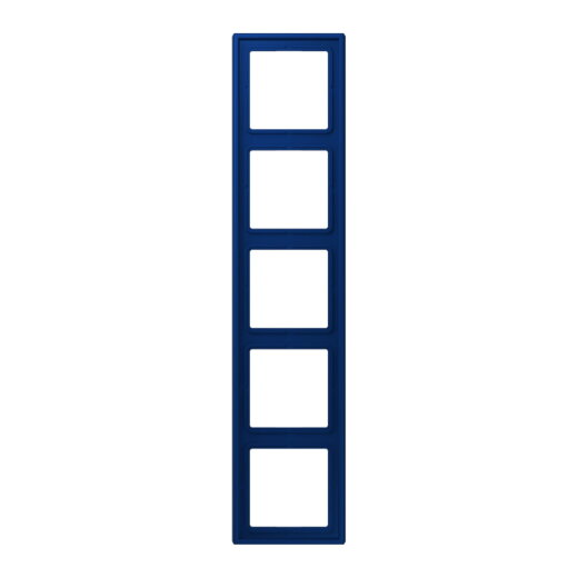 Jung Rahmen, 5-fach, LE CORBUSIER, bleu outremer foncé LC985261