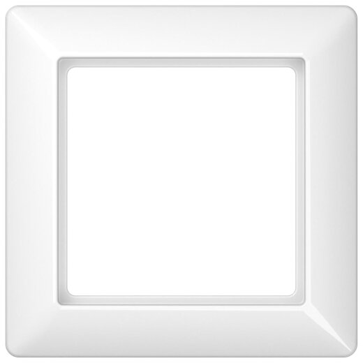 Jung Rahmen 1fach, Duroplast antimikrobiell, AS 500, alpinweiß SPAS581WW