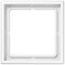 Jung Rahmen 1fach, Duroplast antimikrobiell, LS 990, alpinweiß SPLS981WW