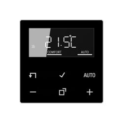 Jung HOME Raumthermostat Display, Serie AS/A, schwarz...