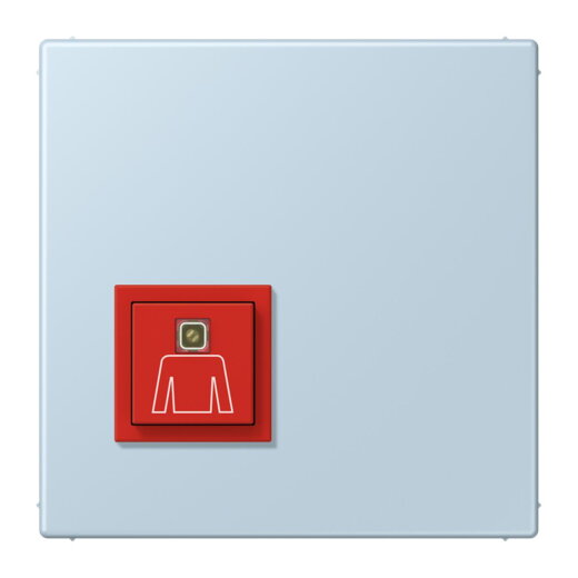Jung Notrufsystem Ruftaster, Serie LS, outremerclair NRSLC0834RT208