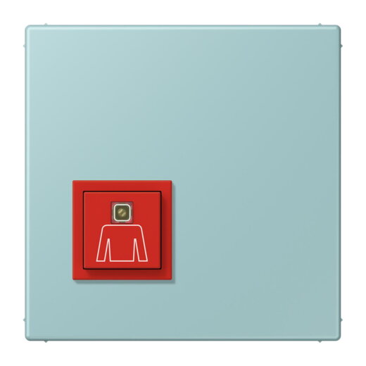 Jung Notrufsystem Ruftaster, Serie LS, céruléen clair NRSLC0834RT214