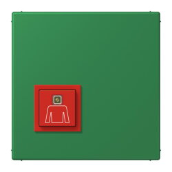 Jung Notrufsystem Ruftaster, Serie LS, vert foncé...