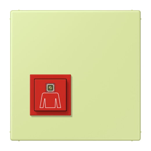 Jung Notrufsystem Ruftaster, Serie LS, vert jaune clair NRSLC0834RT222