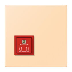 Jung Notrufsystem Ruftaster, Serie LS, ocre NRSLC0834RT223