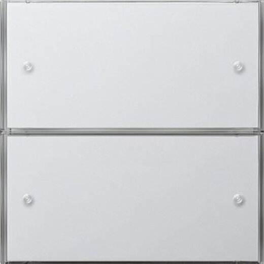 Gira Tastsensor 2022112 3 KNX Basis 2fach Flaeche rw
