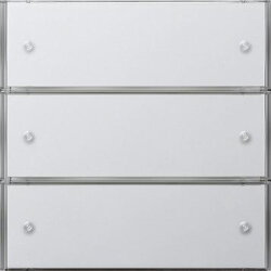 Gira Tastsensor 2023112 3 KNX Basis 3fach Flaeche rw