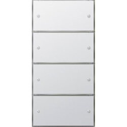 Gira Tastsensor 2035112 3 KNX Komfort 4fach 2+2Flaecherw