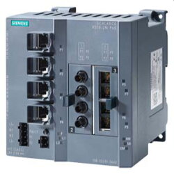 Siemens Switch SCALANCE X308-2M POE 4x RJ45 PoE...
