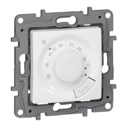 Legrand Thermostat 664787 Niloe 7-30Grad 8A ultraweiss