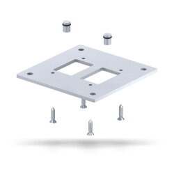 OBO Bodenplatte ISS160160BP für Industriesäule