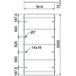 OBO Deckel DRL FAM 330 FT ohne Abstandshalter