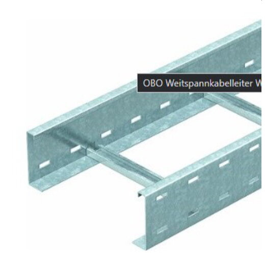 OBO Weitspannkabelleiter WKLG 1140FT gelochter Seitenholm