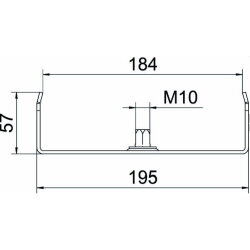 OBO Mittenabhängung MAH 60 200 FT für Kabelrinne