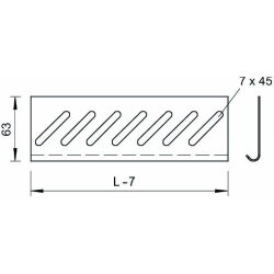 OBO Bodenendblech BEB 100 VA4571 für Kabelrinne