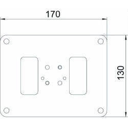 OBO Bodenplatte ISSBP70110WA
