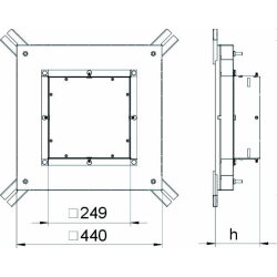 OBO Im-Beton-Dose IBD35038 9 für GES9 FS