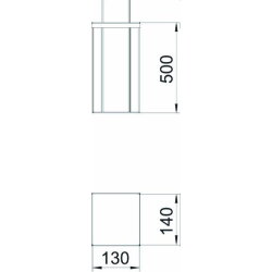 OBO Installationssäule ISSHS140500EL Boden