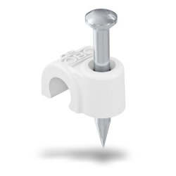 OBO ISO-Nagel-Clip 2004 für Kabel 4mm L: 18mm RW...