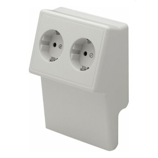 Gewiss Doppelgerätetank NP42843 SLK-SLTK 20x70 RAL9001 NP42843