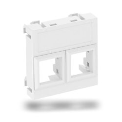 OBO Datentechnikträger DTG-02LE RW1 f. 2 Mod. Typ LE...