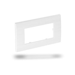 OBO Abdeckrahmen AR45-F2 RW Modul 45 2fach reinweiss