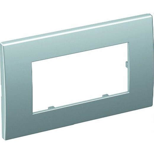 OBO Abdeckrahmen AR45-F2 AL Modul 45 2fach alu lackiert