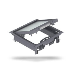 OBO Geräteeinsatz GES4-2U10T 7011 eisengrau