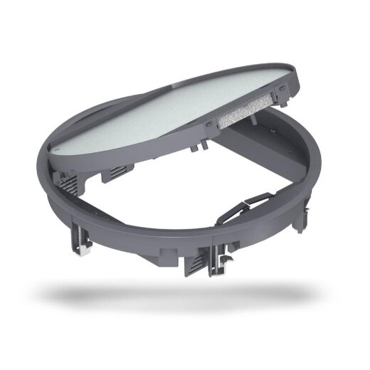 OBO Geräteeinsatz GESR9-2U12T7011 eisengrau Rastschieber