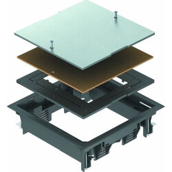 OBO Zugdoseneinsatz ZES4-2 U10T 9011 graphitschwarz