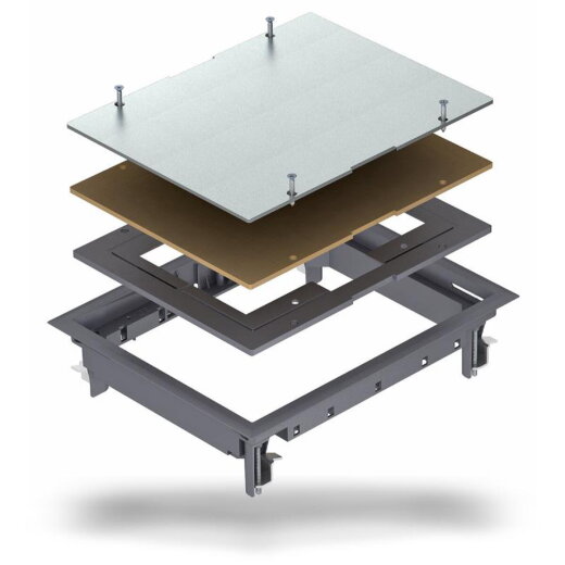 OBO Zugdoseneinsatz ZES6-2 U10T 7011 eisengrau