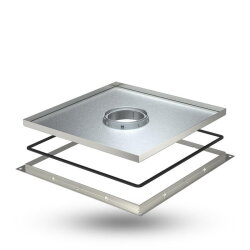 OBO Rahmenkassette RKF3 V3 15 für Tubus 383x383x15