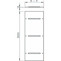OBO Deckel mit Drehriegel WDRL111620DD