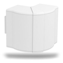 OBO Ausseneckhaube variabel GK-AH70130RW reinweiss 70x130mm