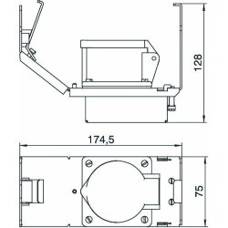 OBO Geräteträger GT2 CEE16 mit CEE16