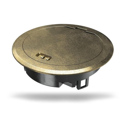 OBO Klappdeckel GES R2 CuZn mit Rastschieber