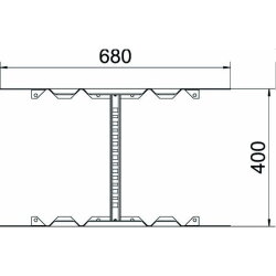 OBO Multifunktionsverbinder LMFV 1140 FS für Kabelleiter