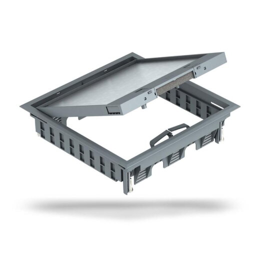 OBO Geräteeinsatz GES9-3S U 9011 für Universalmontage