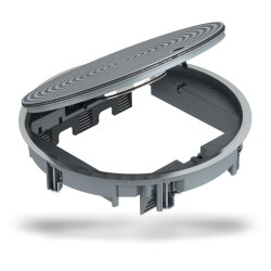 OBO Geräteeinsatz GRAF9-2U 7011 eisengrau...