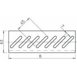 OBO Bodenendblech BEB 150 FS B: 150mm vz