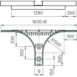 OBO Anbau-Abzweigstück WRAA 160 FS für...
