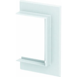 OBO Alu-Wandabschlussblende G-AWAO70130RW reinweiss...