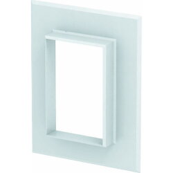 OBO Alu-Wandabschlussblende G-AWAG70110RW reinweiss...