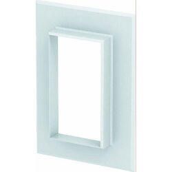 OBO Alu-Wandabschlussblende G-AWAG70130RW reinweiss...